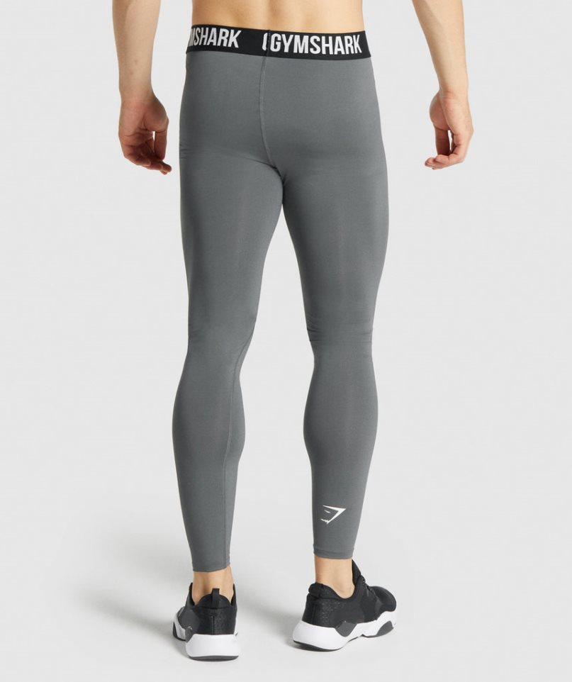 Men's Gymshark Element Baselayer Leggings Grey | CA 6AN1D0